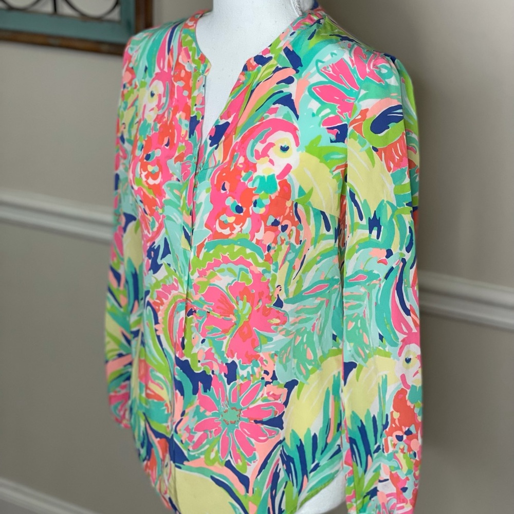 Lilly Pulitzer Elsa Silk Top